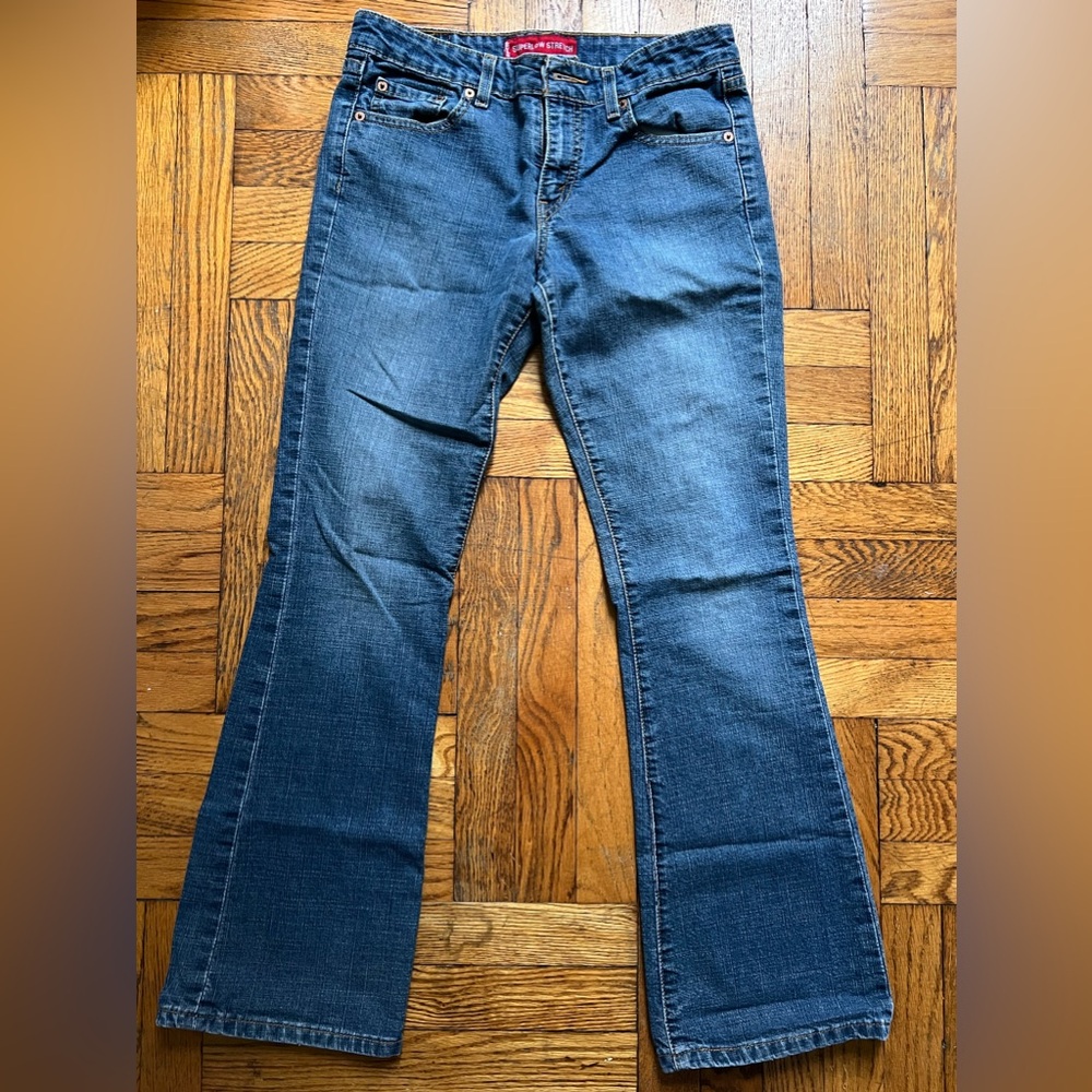 Levi’s Super Low Stretch 518 bootcut size 7 jrs